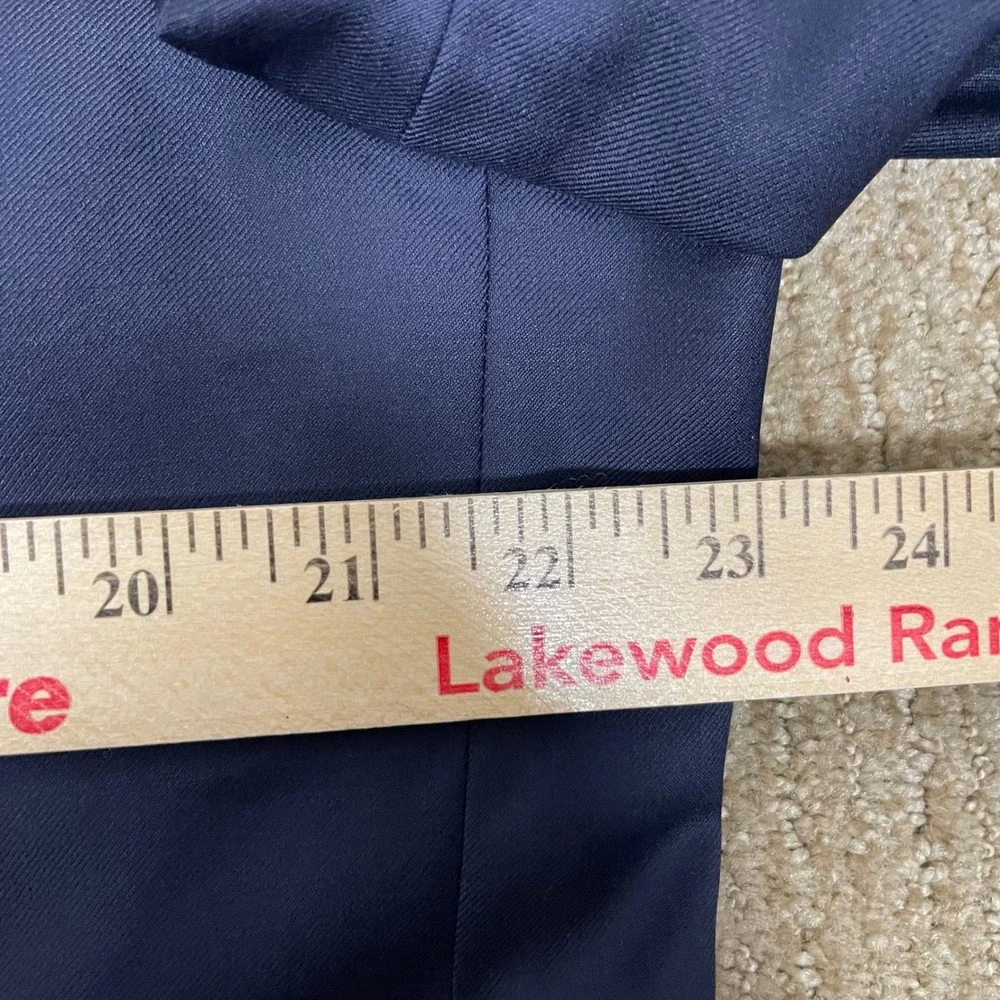 Ralph Lauren Blazer Mens 44R Navy Blue Classic Collegiate Gold Crest Buttons